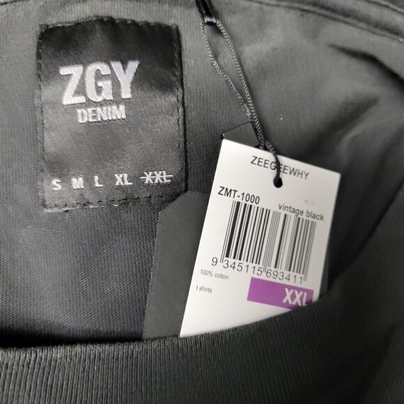 ZEE Gee Cotton Tshirt Men's.  Size XXL.  New With Tags $68 - Picture 6 of 7